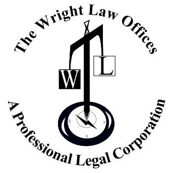 The Wright Law Offices seal